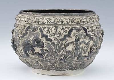 Lot 98 - Burma, a nineteenth-century Burmese silver...