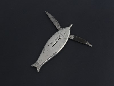 Lot 52 - A Victorian silver novelty combination...