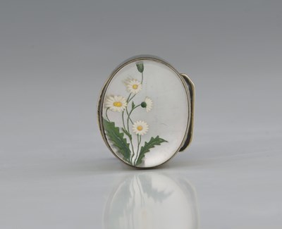 Lot 173 - An Edwardian silver and Essex crystal box and...
