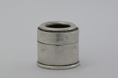 Lot 229 - A George V silver snooker or billiards cue...