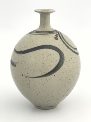 Lot 846 - Derek Clarkson (1928-2013), a stoneware vase,...