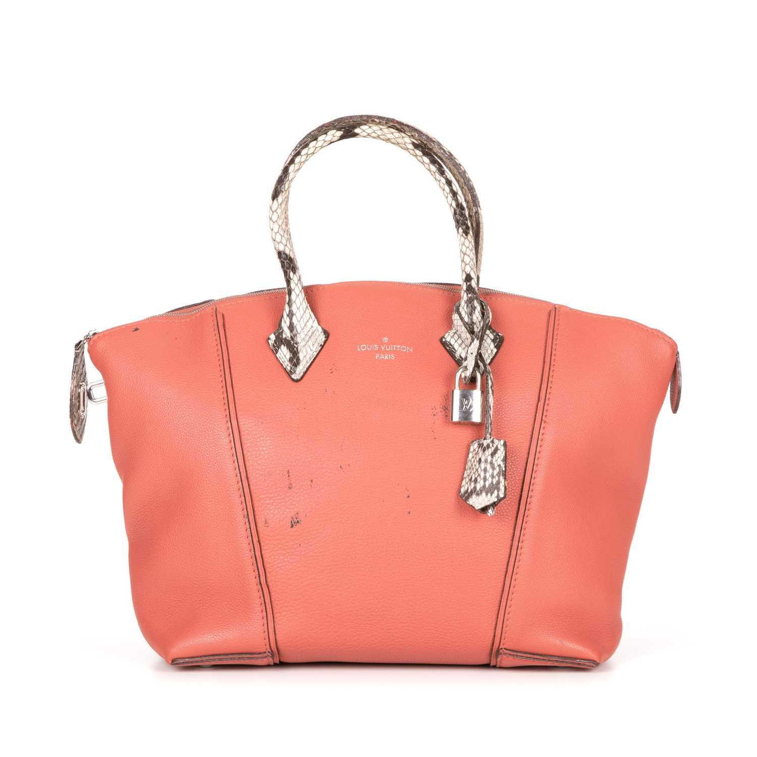 Lot 413 - Louis Vuitton, a Python Lockit PM handbag,...