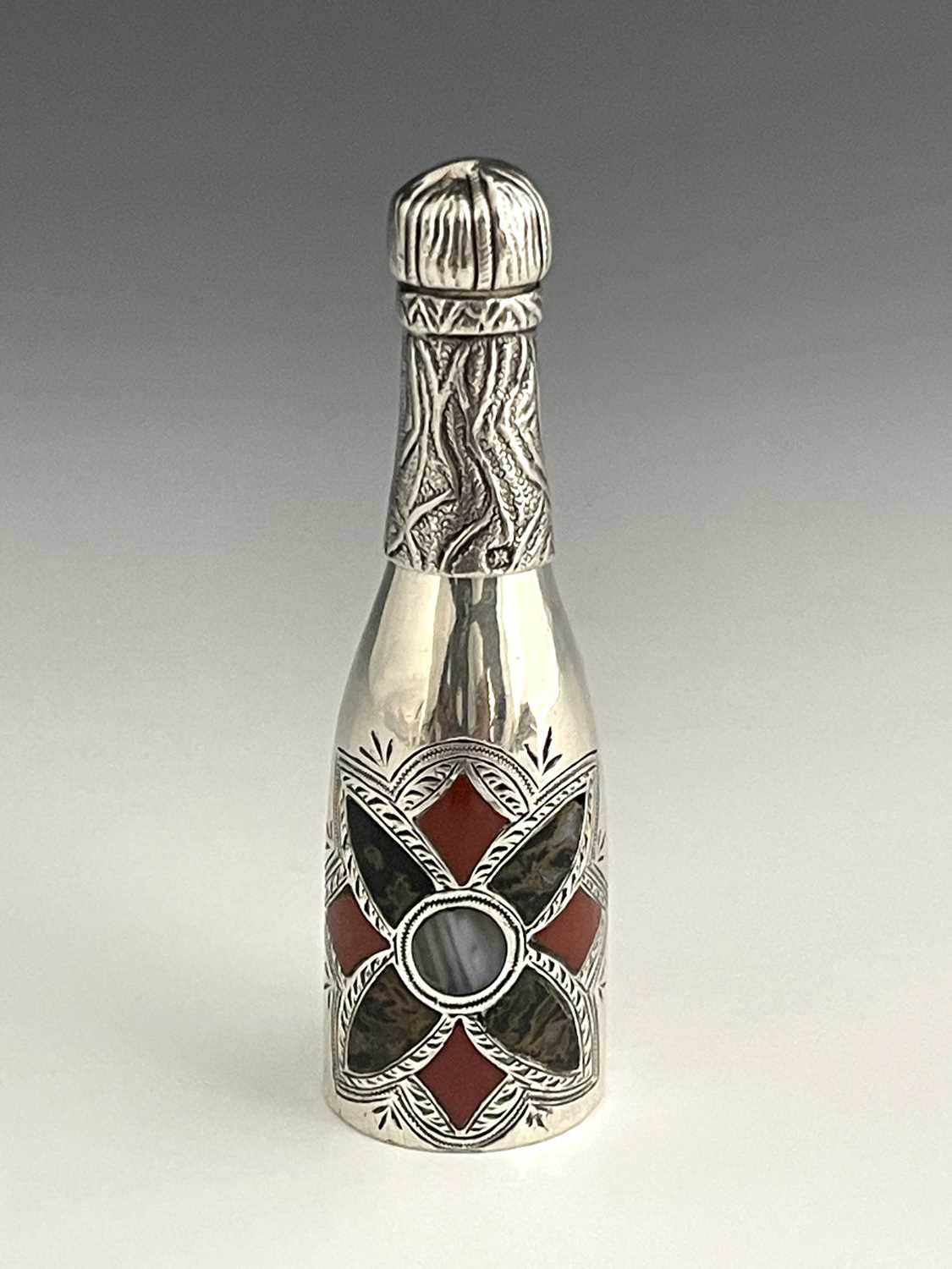 Lot 93 - Victorian silver novelty scent bottle,...