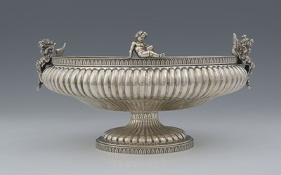 Lot 295 - A twentieth-century Continental silver table...