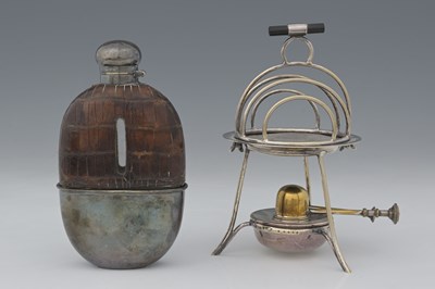 Lot 8 - Asprey of London, a plated toast rack, with...