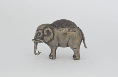 Lot 74 - An Edwardian novelty silver pin cushion, by...