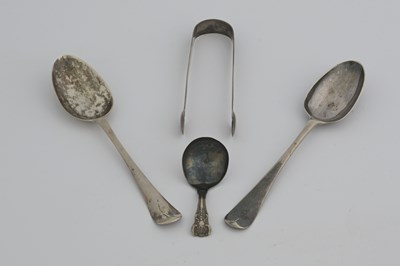 Lot 155 - A group of hallmarked silver, eighteenth...