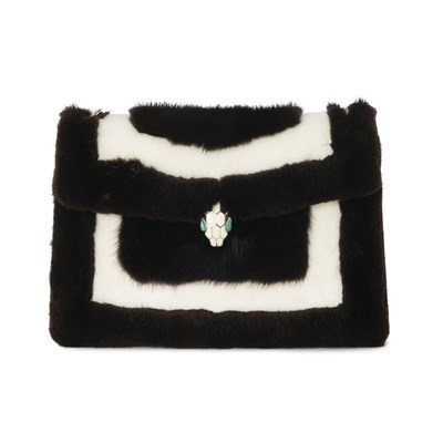 Lot 299 - Bulgari, a Serpenti fur handbag.