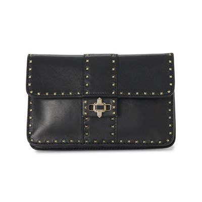 Lot 502 - Valentino Garavani, a Lockstud shoulder pouch.