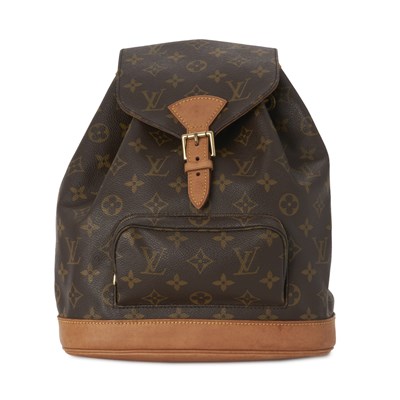 Lot 437 - Louis Vuitton, a monogram Montsouris MM backpack.