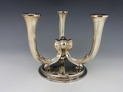 Lot 737 - WMF, an Art Deco style silver plated three...