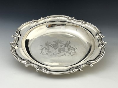 Lot 282 - An early Victorian silver dish, the fluted...