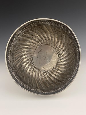 Lot 62 - A Victorian silver rose bowl, the body with...