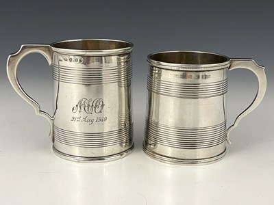 Lot 276 - A George III silver Christening mug,...