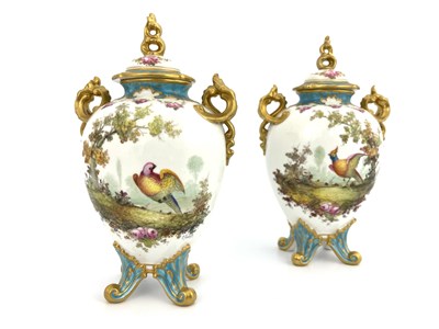 Lot 912 - C Harris For Royal Crown Derby, a pair of...