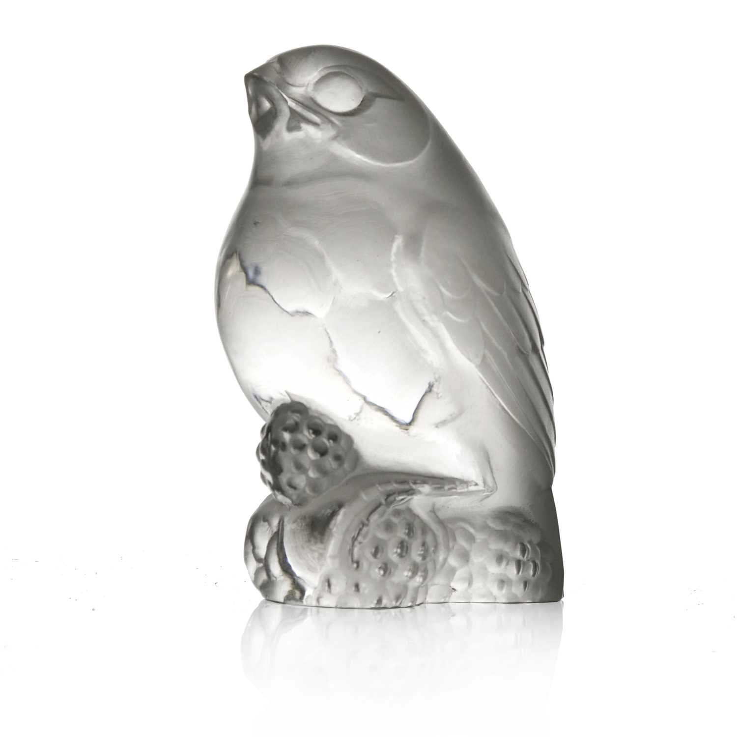 Lot 8 - Rene Lalique, a Bellecour glass paperweight,...