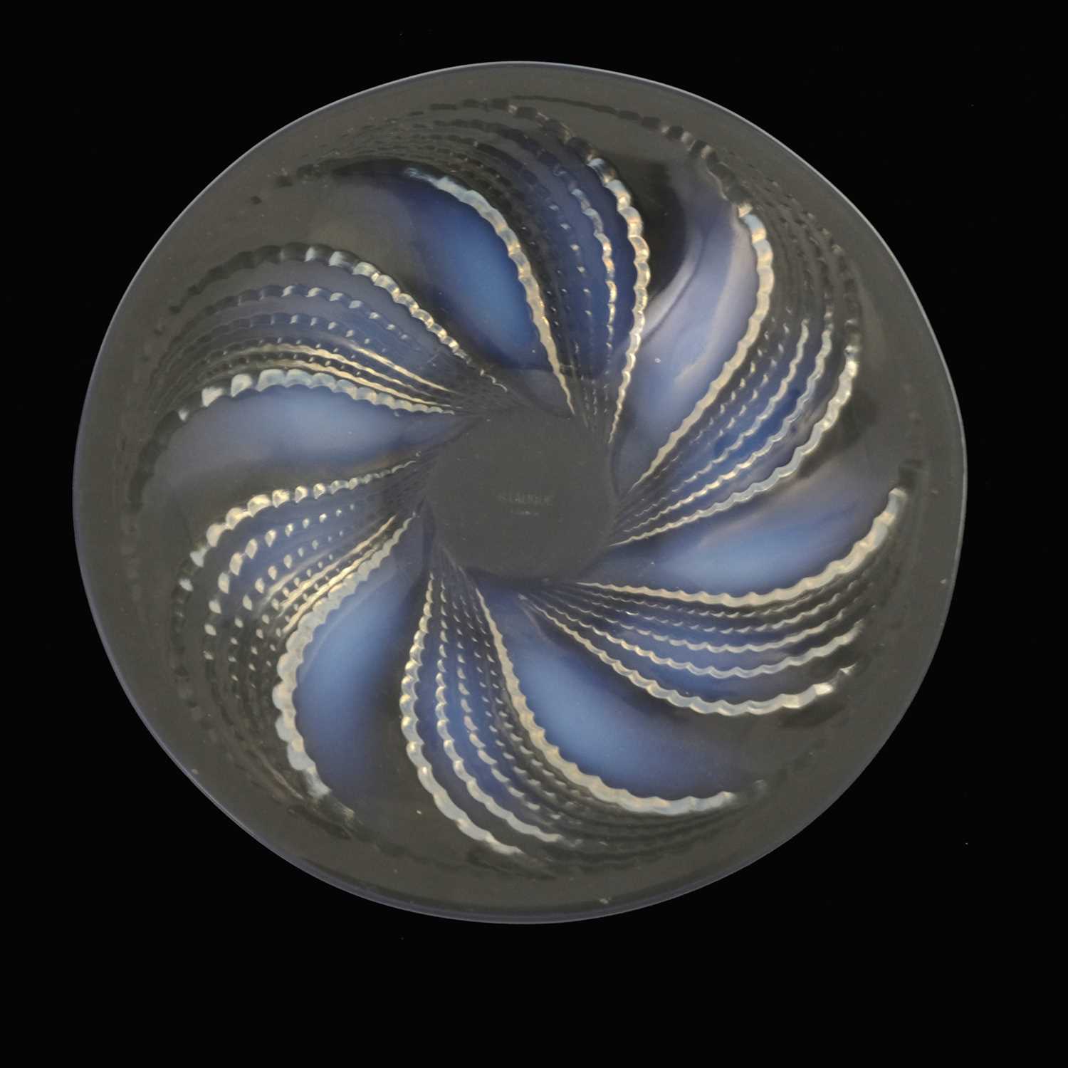 Lot 54 - Rene Lalique, a Fleurons opalescent glass bowl,...