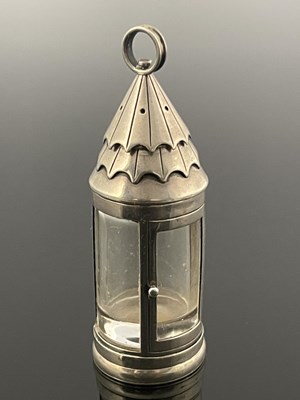 Lot 94 - A Victorian novelty silver combination scent...