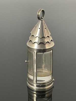 Lot 94 - A Victorian novelty silver combination scent...