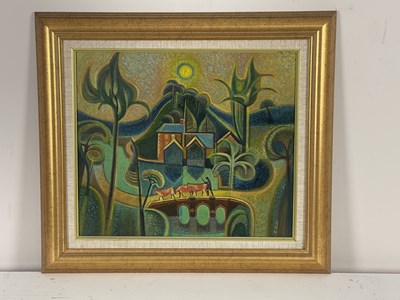 Lot 393 - Richard Slater (British, 1927), an exotic...