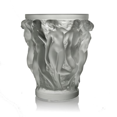 Lot 112 - Lalique, a Bacchantes glass vase, model 997,...