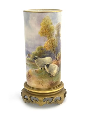 Lot 933 - Harry Davis for Royal Worcester a sheep...