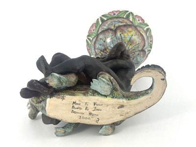 Lot 877 - Virginia Xaba for Ardmore Pottery, a studio...