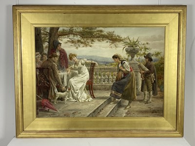 Lot 333 - George Goodwin I Kilburne (British, 1839-1924),...