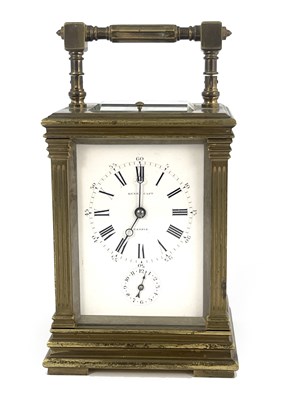 Lot 650 - Henry Capt, Geneve, a repeating carriage clock,...