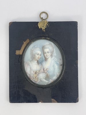 Lot 659 - A late 19th century portrait miniature,...