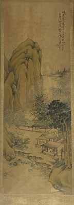 Lot 556 - China (19th century), Chinese scroll painting...