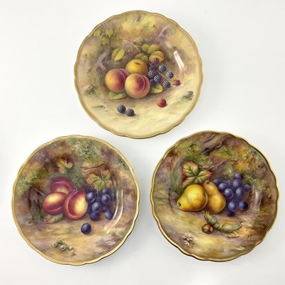 Lot 954 - H Price and Albert Shuck for Royal Worcester,...