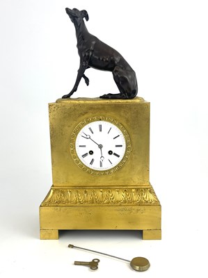 Lot 639 - A French ormolu bracket clock, circa 1870,...