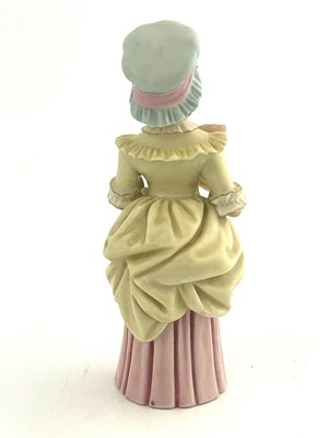 Lot 941 - A Royal Worcester Town Girl candle snuffer,...
