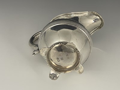 Lot 11 - A Victorian silver cream jug, of squat...