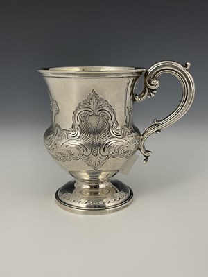 Lot 49 - An early Victorian silver Christening mug,...