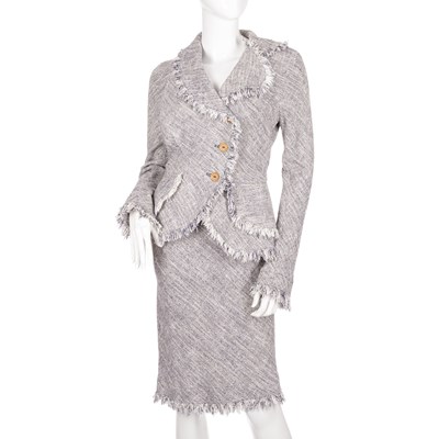 Lot 468 - Vivienne Westwood, a two-piece fringe-trimmed...