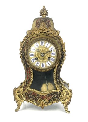 Lot 621 - A late 19th Century French boulle work bracket...