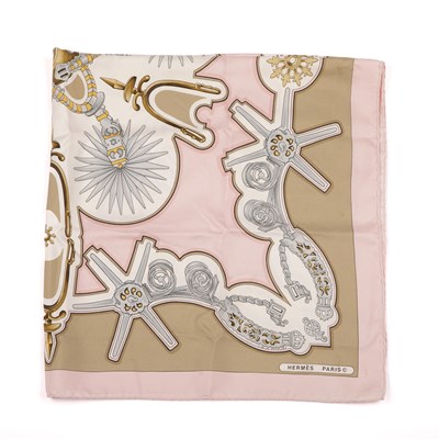 Lot 378 - Hermes, a Le Eperons silk scarf, first issued...