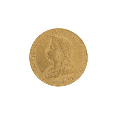 Lot 195 - Victoria, a 1900 gold full sovereign coin