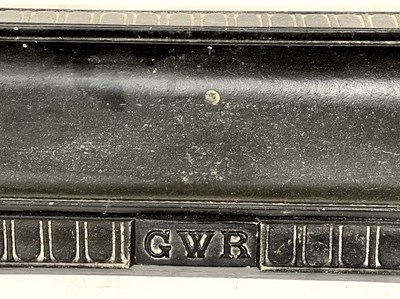 Lot 224 - A Great Western Railway first class cast iron...