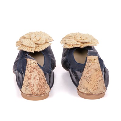 Lot 316 - Chanel, a pair of unworn stretch flat...