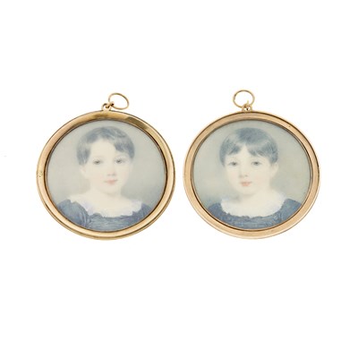 Lot 212 - Anthony Stewart (1773-1846), a pair of portrait miniatures, circa 1840