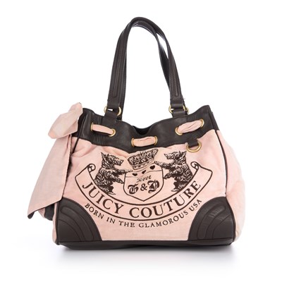 Lot 381 - Juicy Couture, a pink velour Daydreamer...