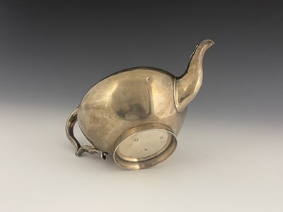 Lot 69 - A Victorian silver teapot, of globular form...