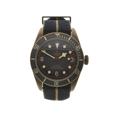 Lot 268 - Tudor, a bronze Heritage Black Bay wrist watch