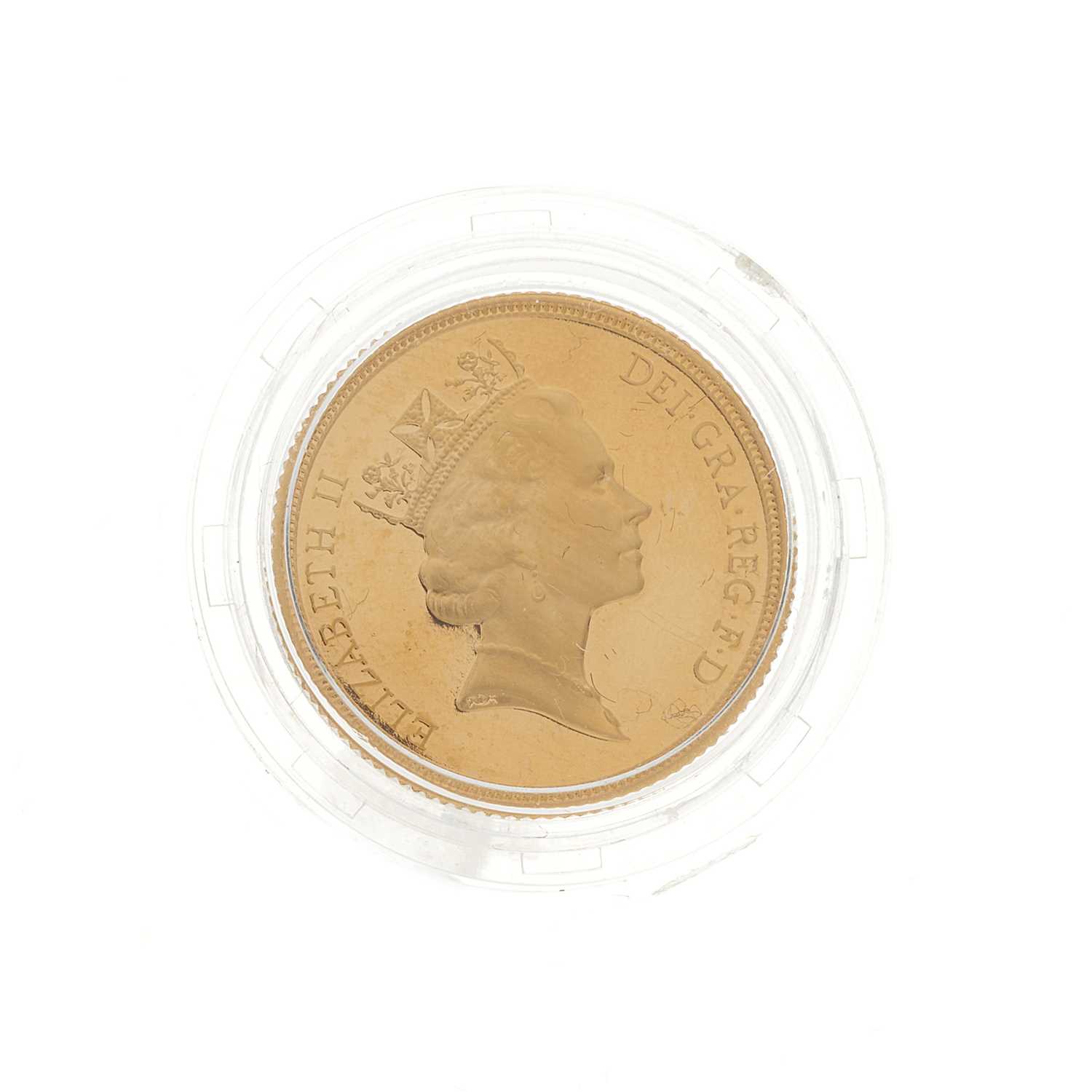 72 - Elizabeth II, a 1997 gold proof full sovereign coin