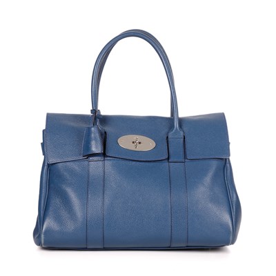 Lot 431 - Mulberry, a blue Bayswater handbag, crafted...