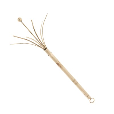 Lot 66 - Asprey & Co., a 9ct gold swizzle stick