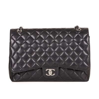 Lot 295 - Chanel, a Maxi Classic Double Flap handbag,...
